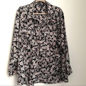 Tommy Hilfiger Floral Print Button …